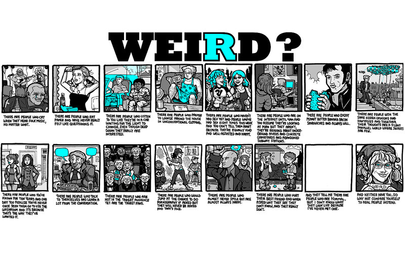 weird people comic