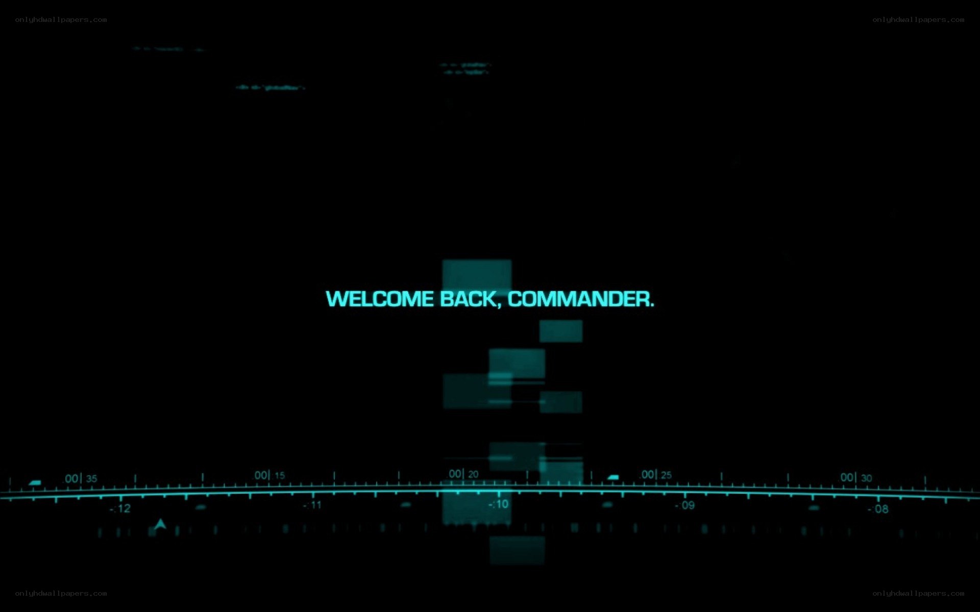 welcome back commander screen