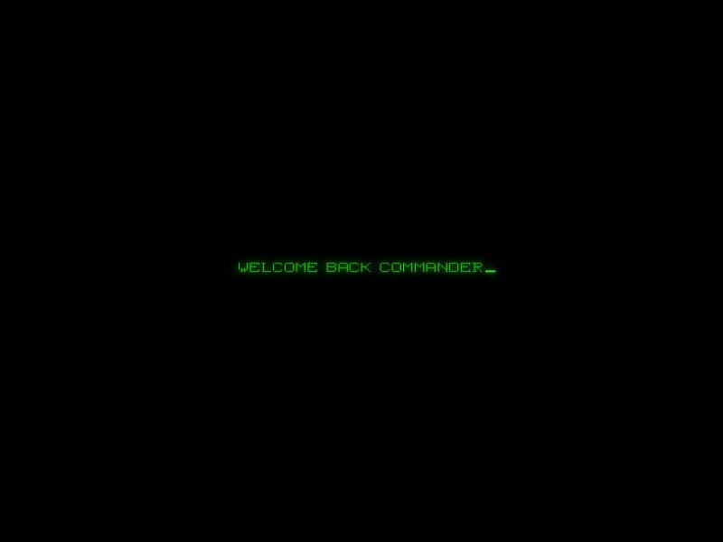welcome back commander