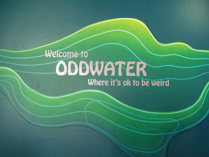 Welcome Sign at Oddwater