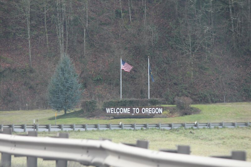Welcome Sign in Oregon
