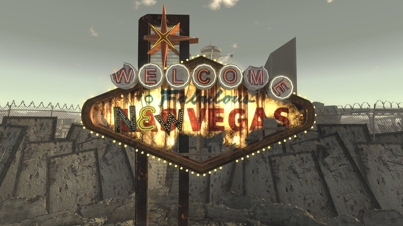Welcome to New Vegas sign