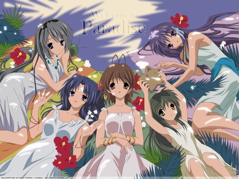 Welcome to Paradise anime art
