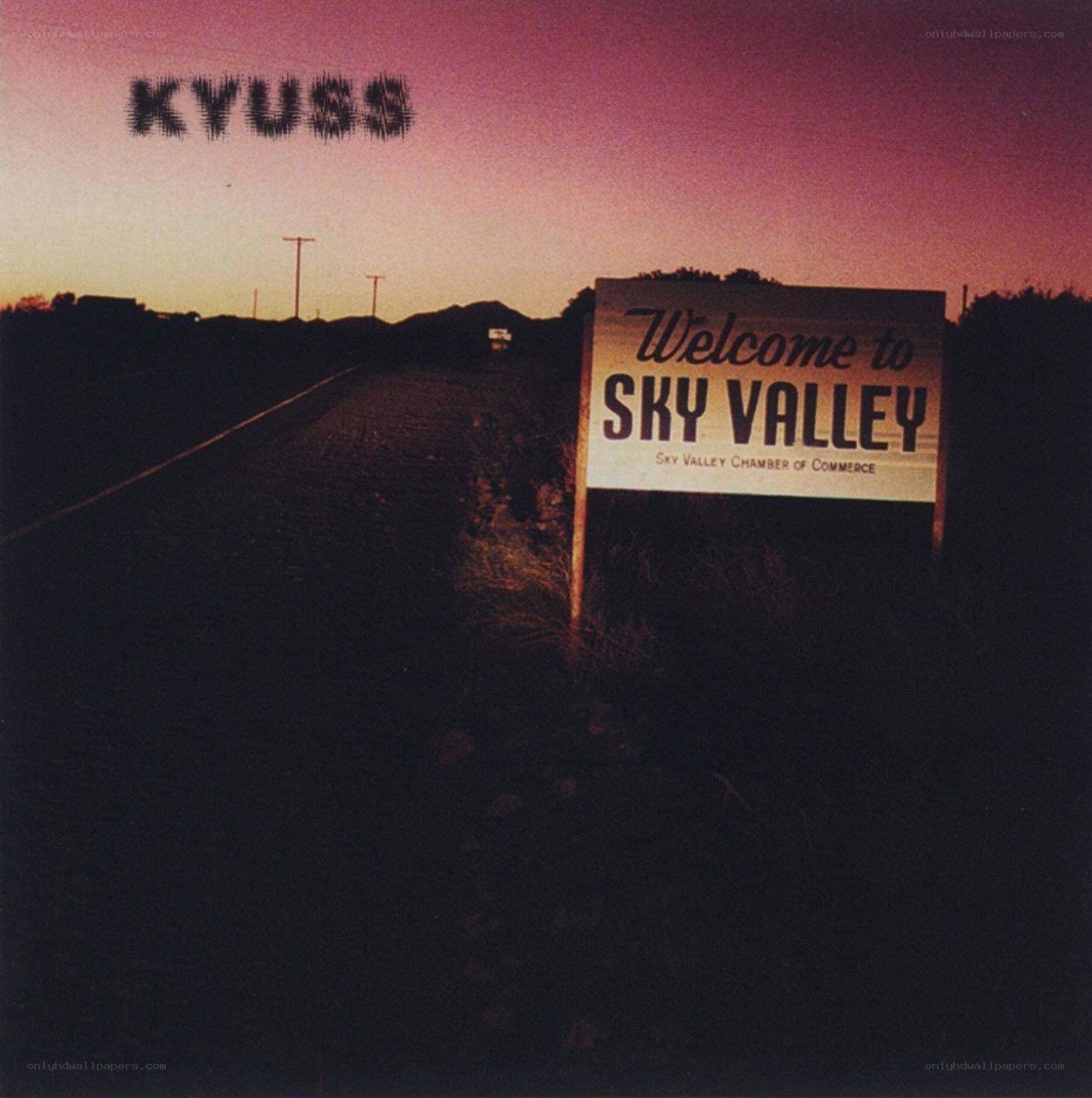 Welcome to Sky Valley sign