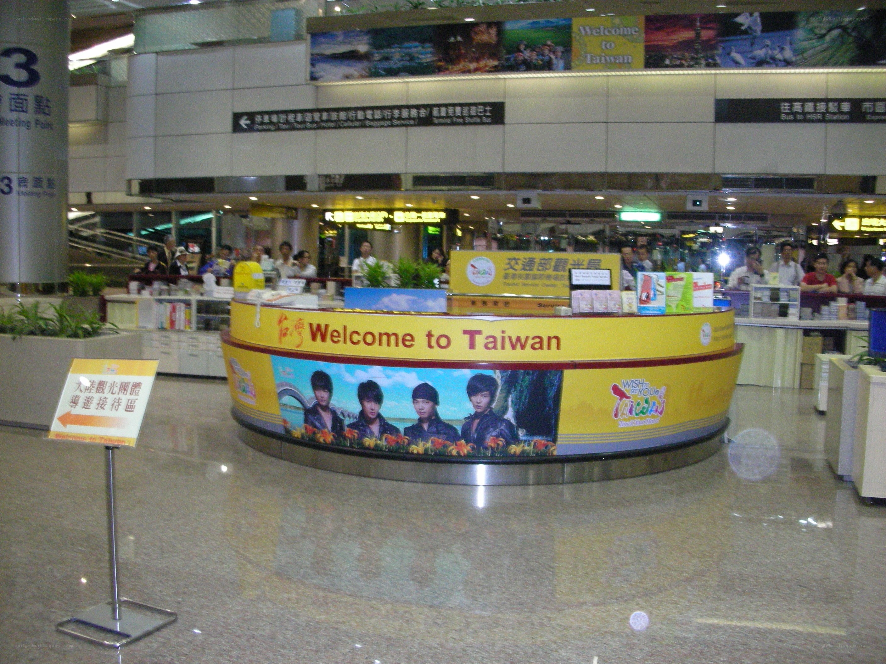 Welcome to Taiwan counter