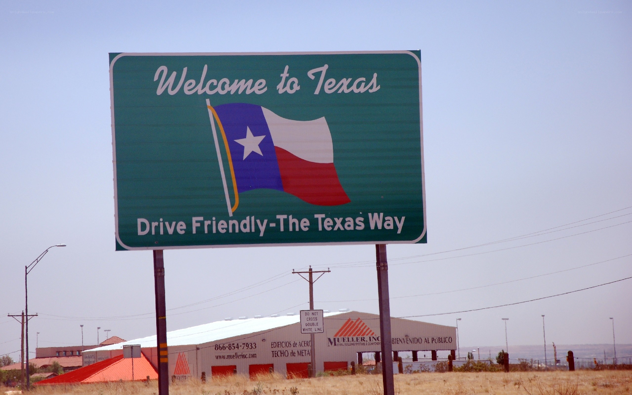 Welcome to Texas sign