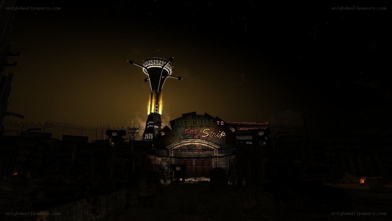 Welcome to the Strip at night