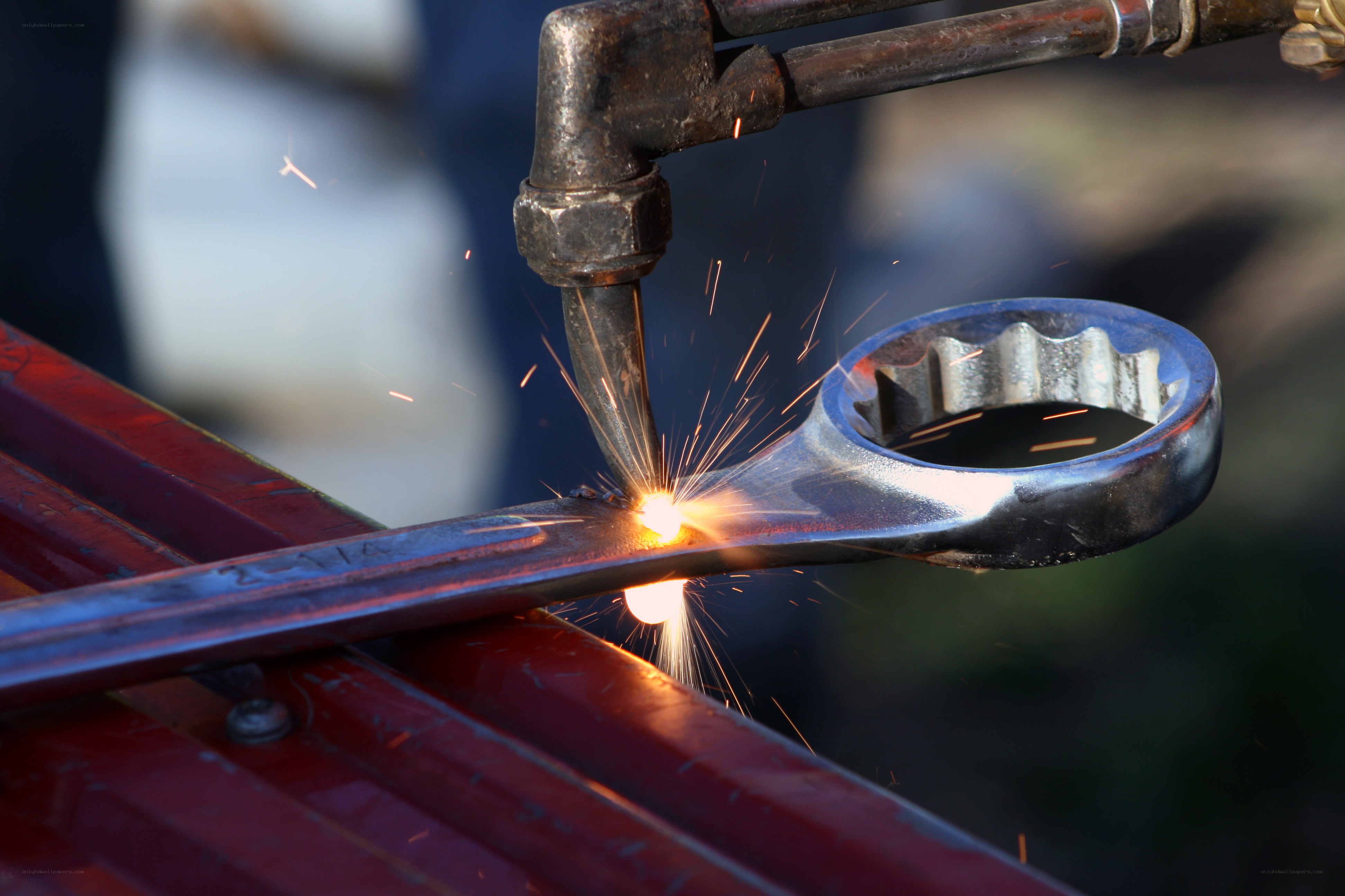 welding a wrench