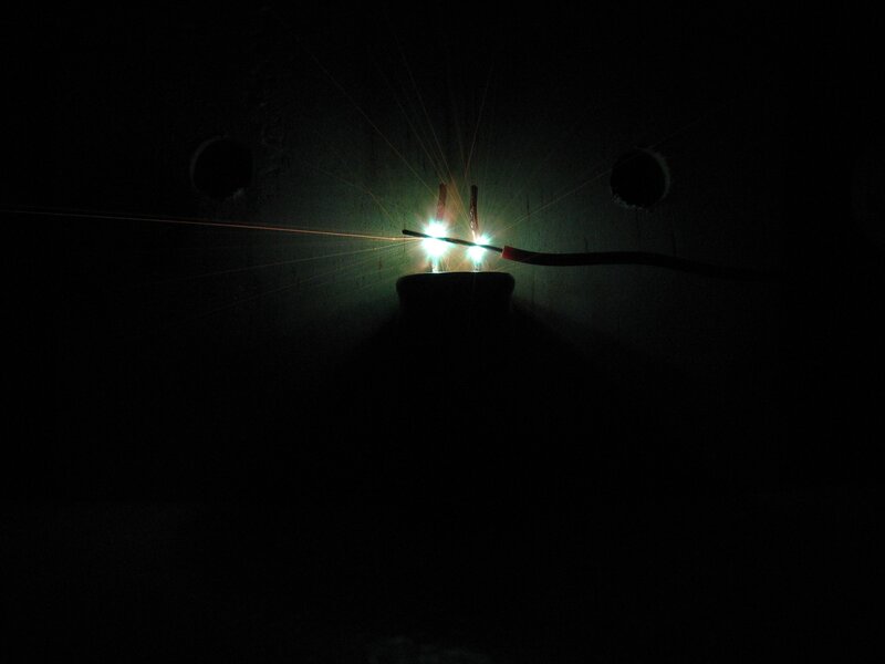 Welding Sparks on Wires