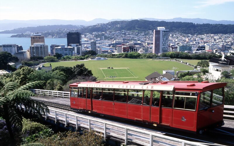 Wellington cable car view