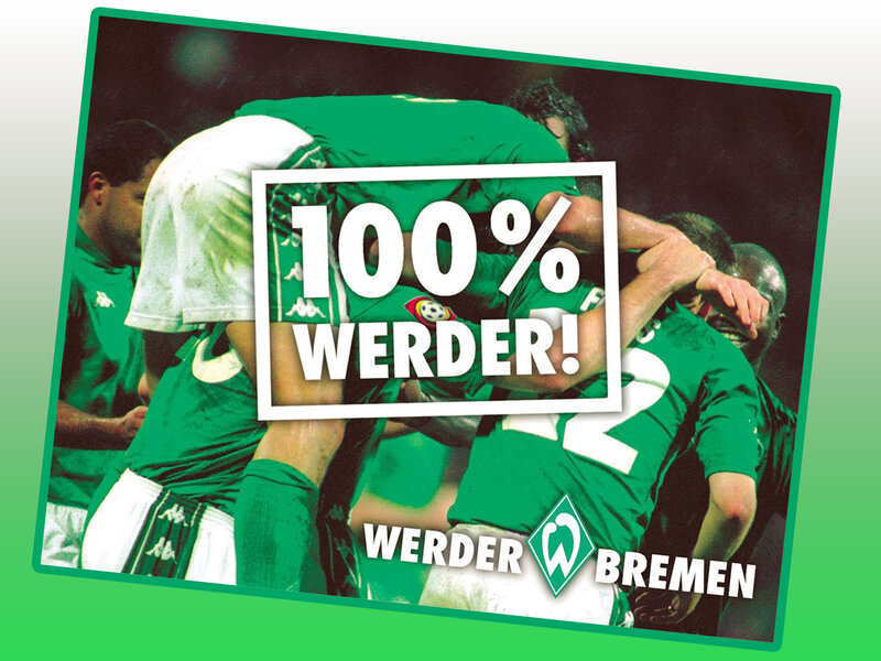 Werder Bremen football team celebration