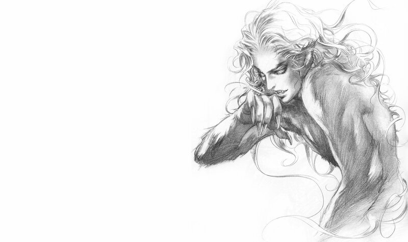 Werewolf Character — Black