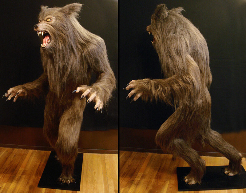 werewolf costume display