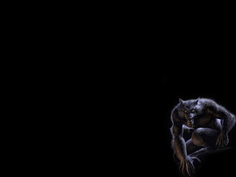 Werewolf Creature — Black