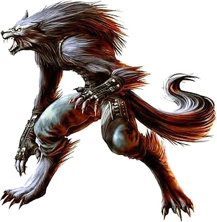 Werewolf Creature — Brown, Aggressive