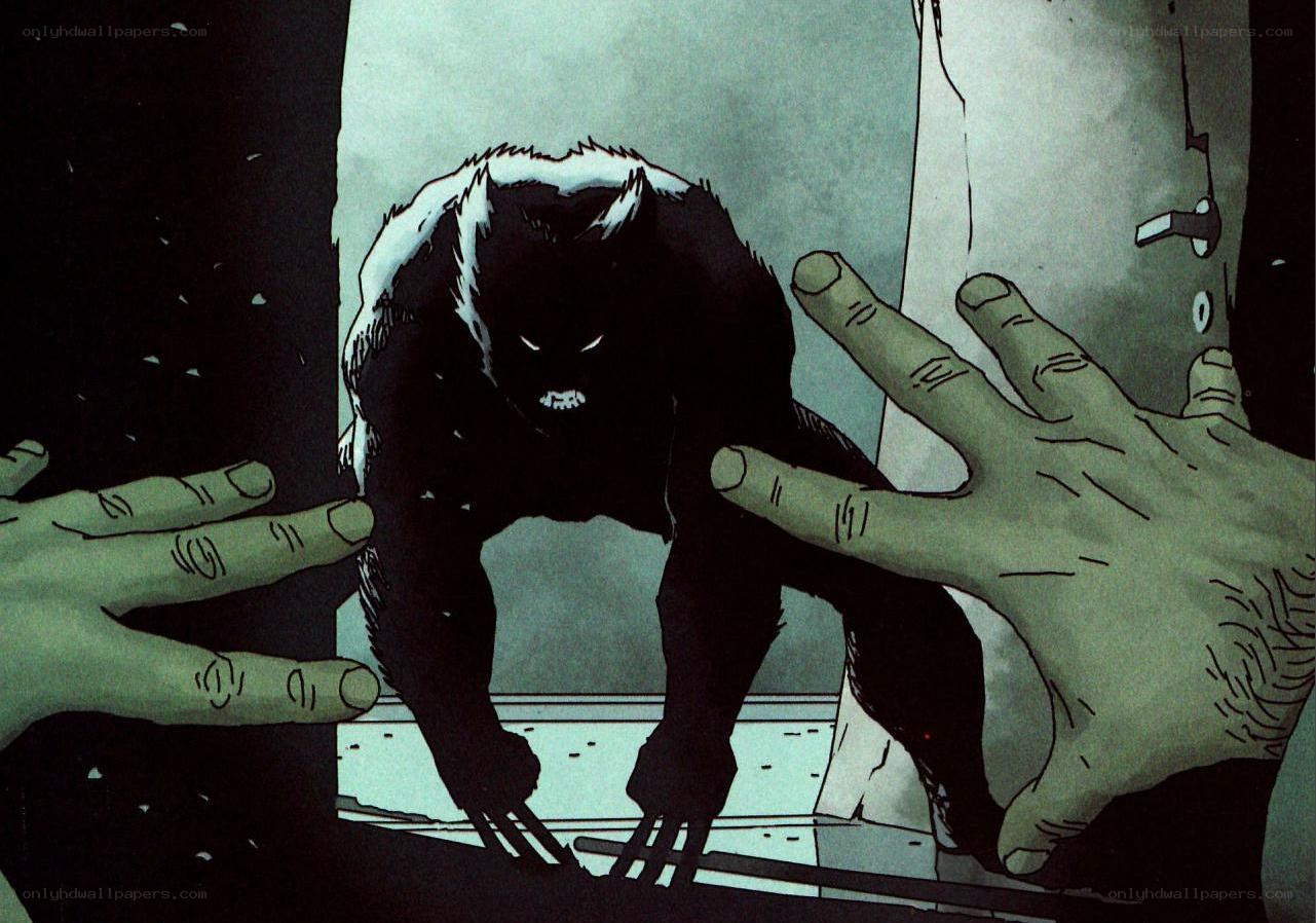 Werewolf in a room
