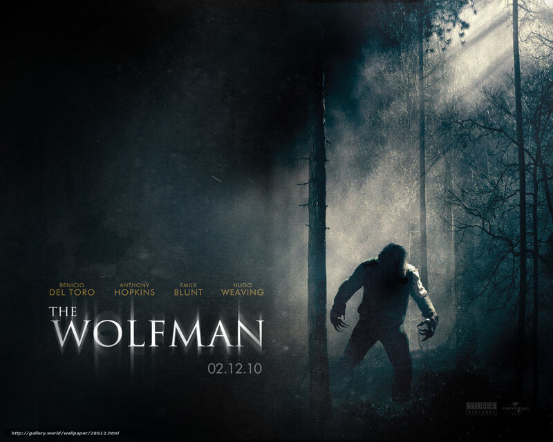 Werewolf in Forest — Black