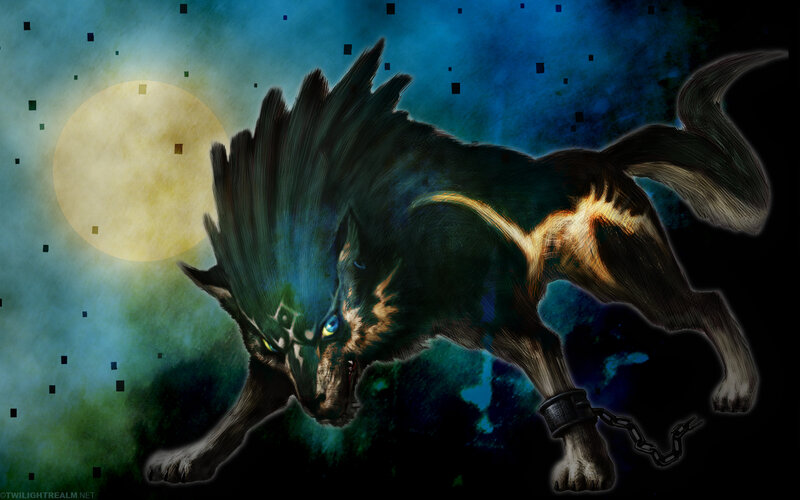 Werewolf in Moonlight — Blue, Dramatic, Night