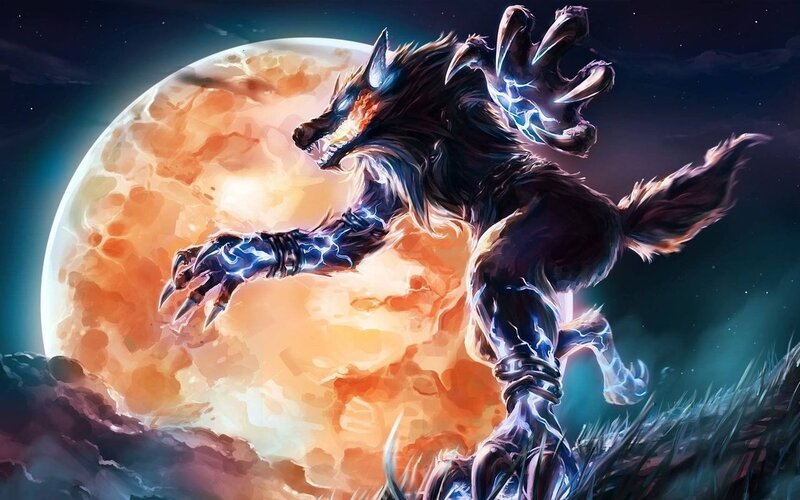 Werewolf in Moonlight — Orange