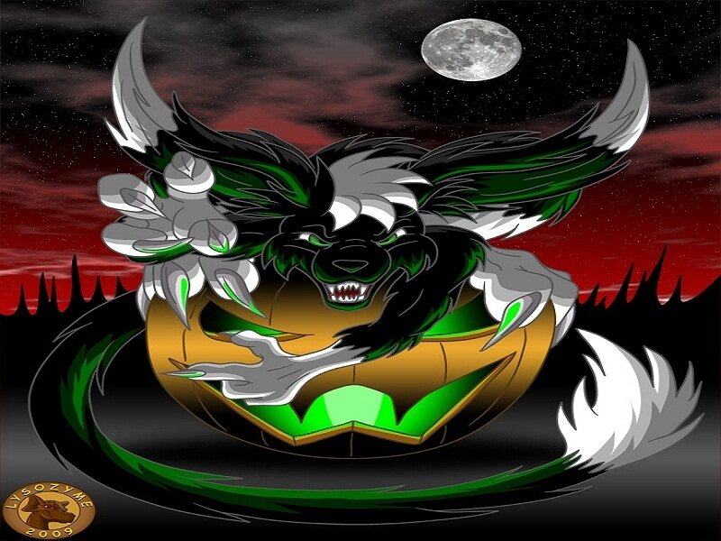 Werewolf in Pumpkin