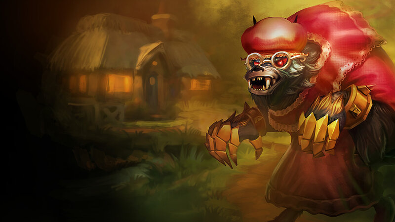 Werewolf in Red Dress — Dramatic