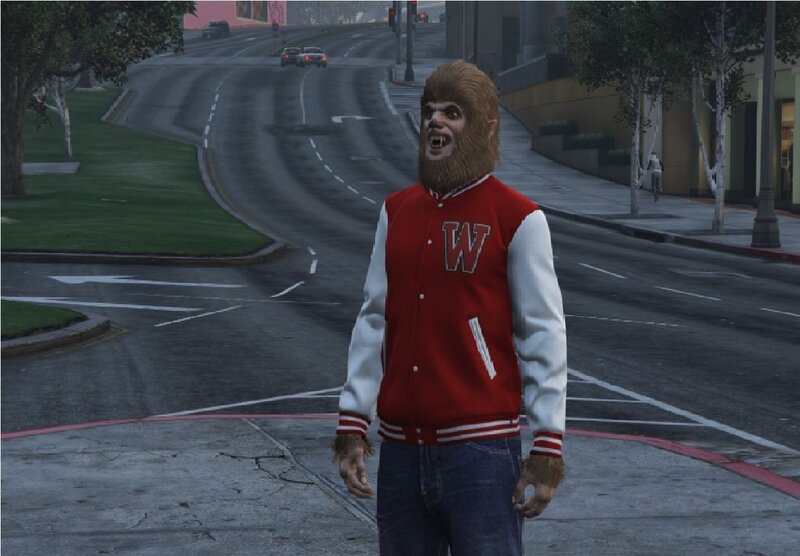 Werewolf in Varsity Jacket
