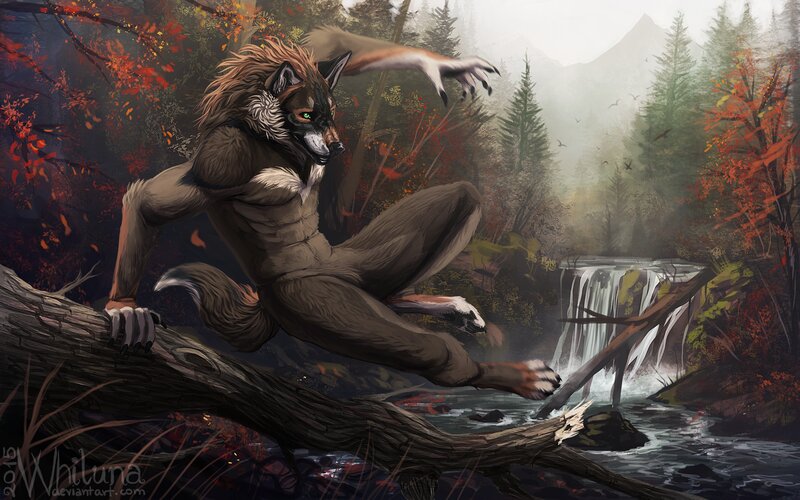 Werewolf on a Log — Brown
