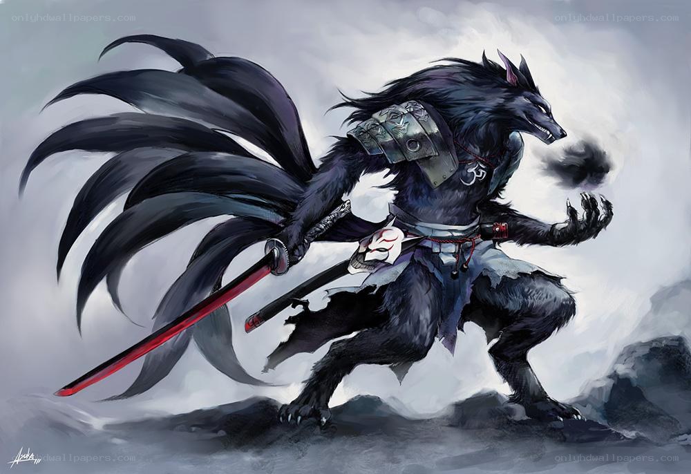 werewolf samurai warrior