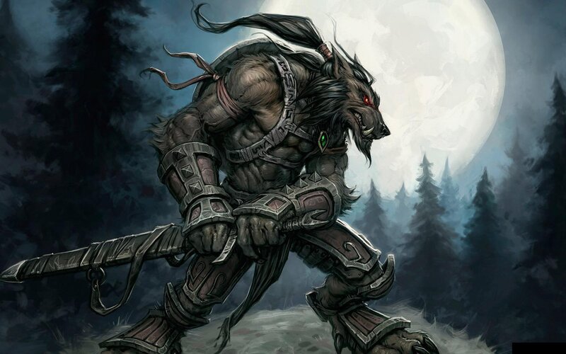 Werewolf Warrior — Gray