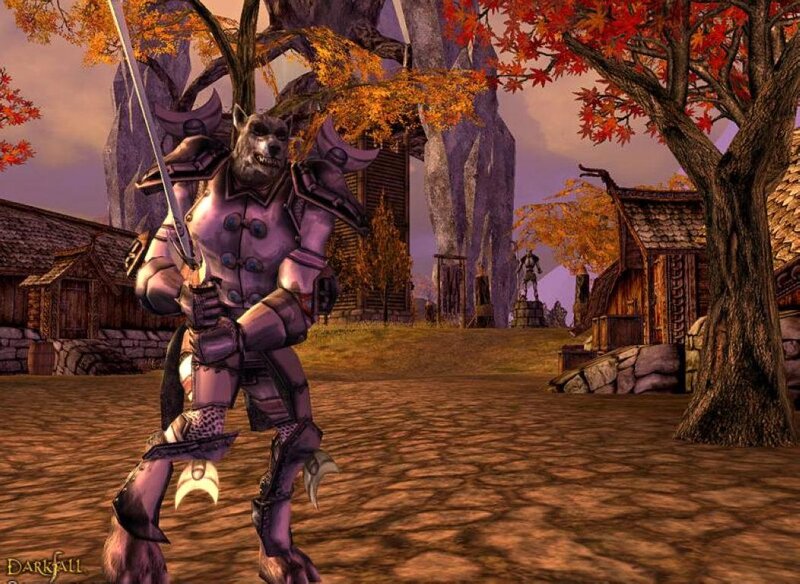 Werewolf Warrior in Armor — Brown
