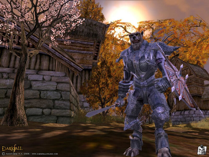 Werewolf Warrior in Armor — Gray
