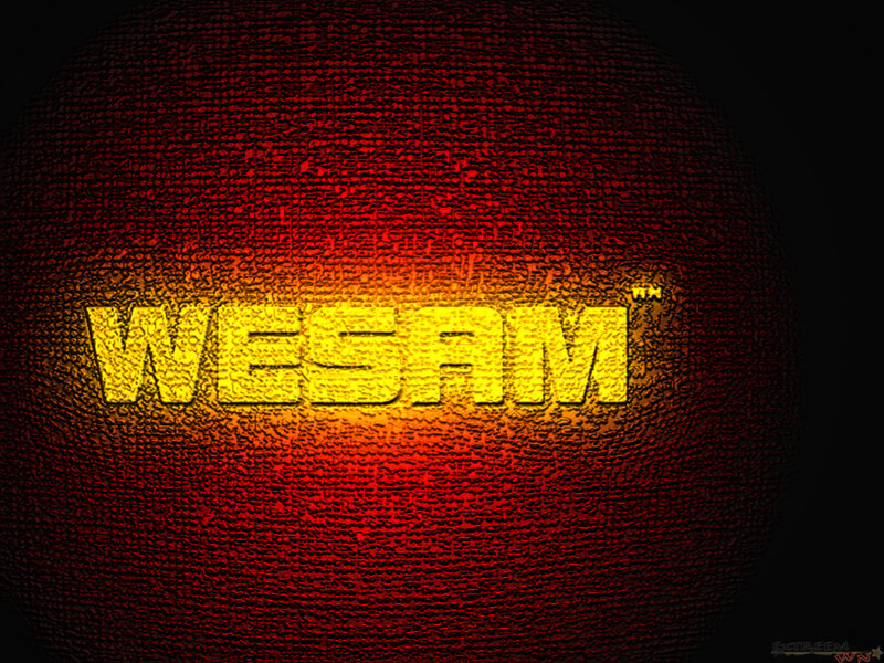 Wesam logo on textured background
