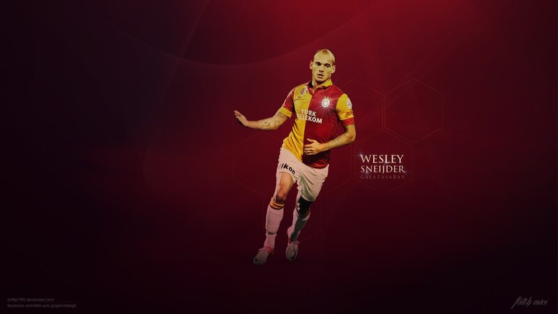 Wesley Sneijder in Galatasaray kit