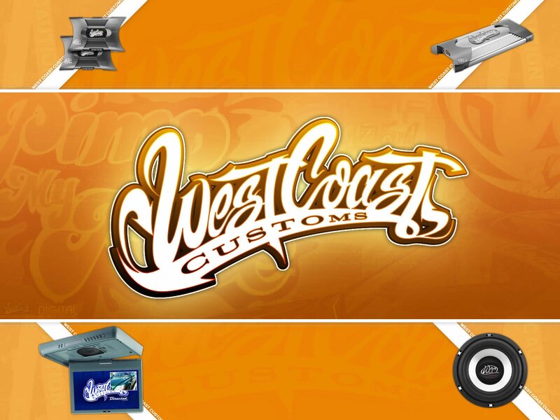 West Coast Customs logo and products