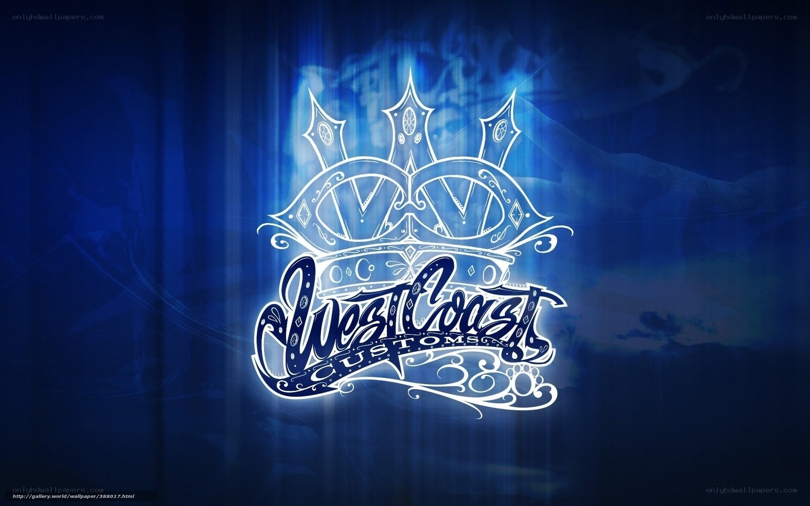 West Coast Customs logo wallpaper