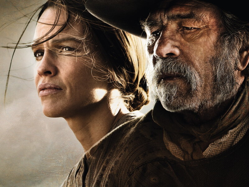 Western movie poster with two characters