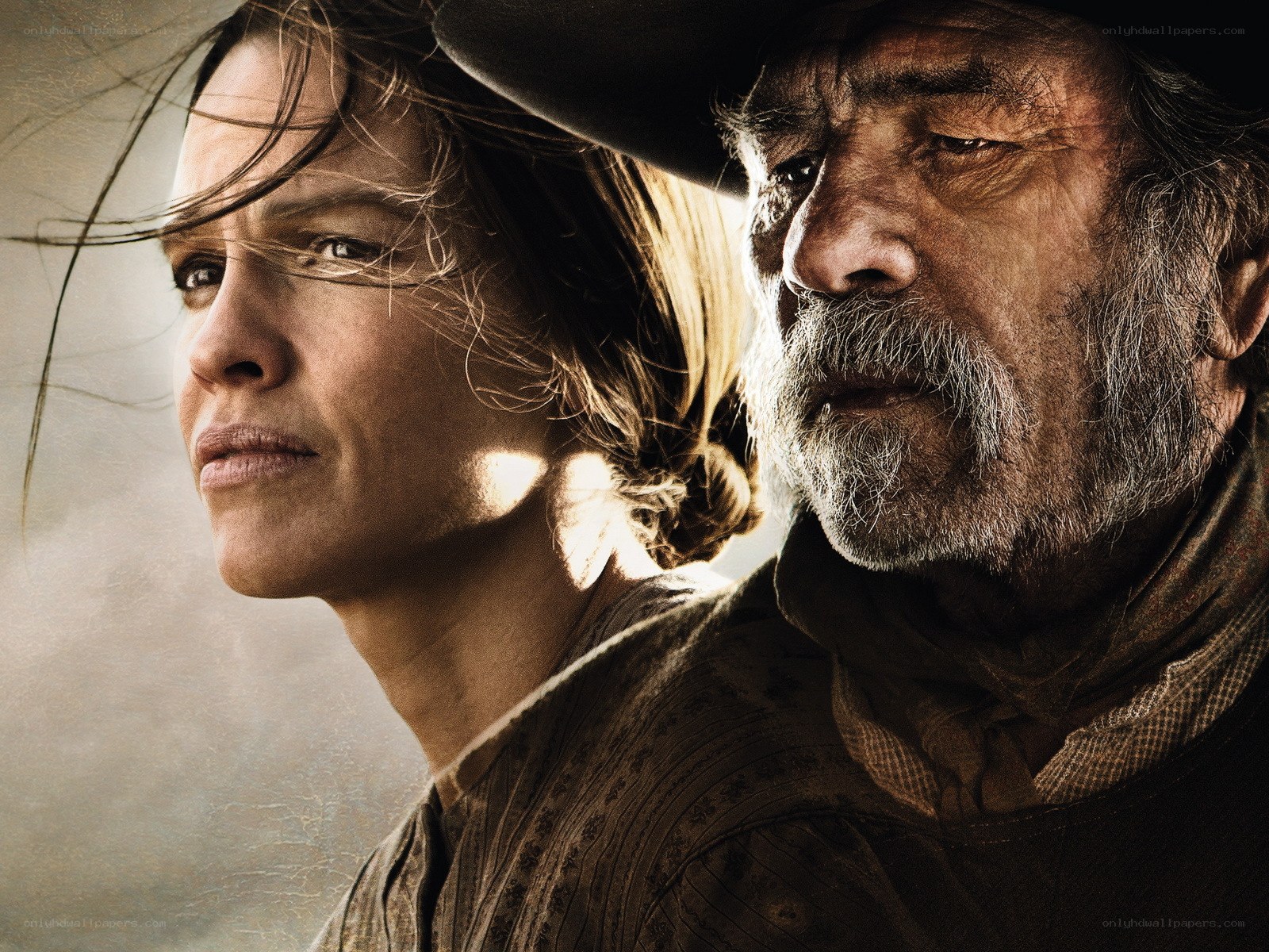 Western movie poster with two characters