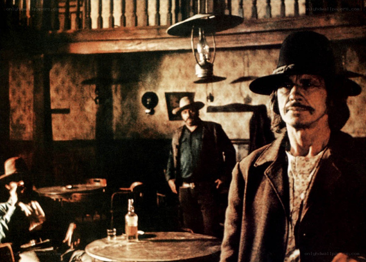 Western saloon scene