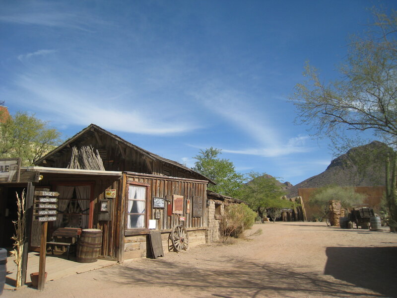 Western Town Street — Brown