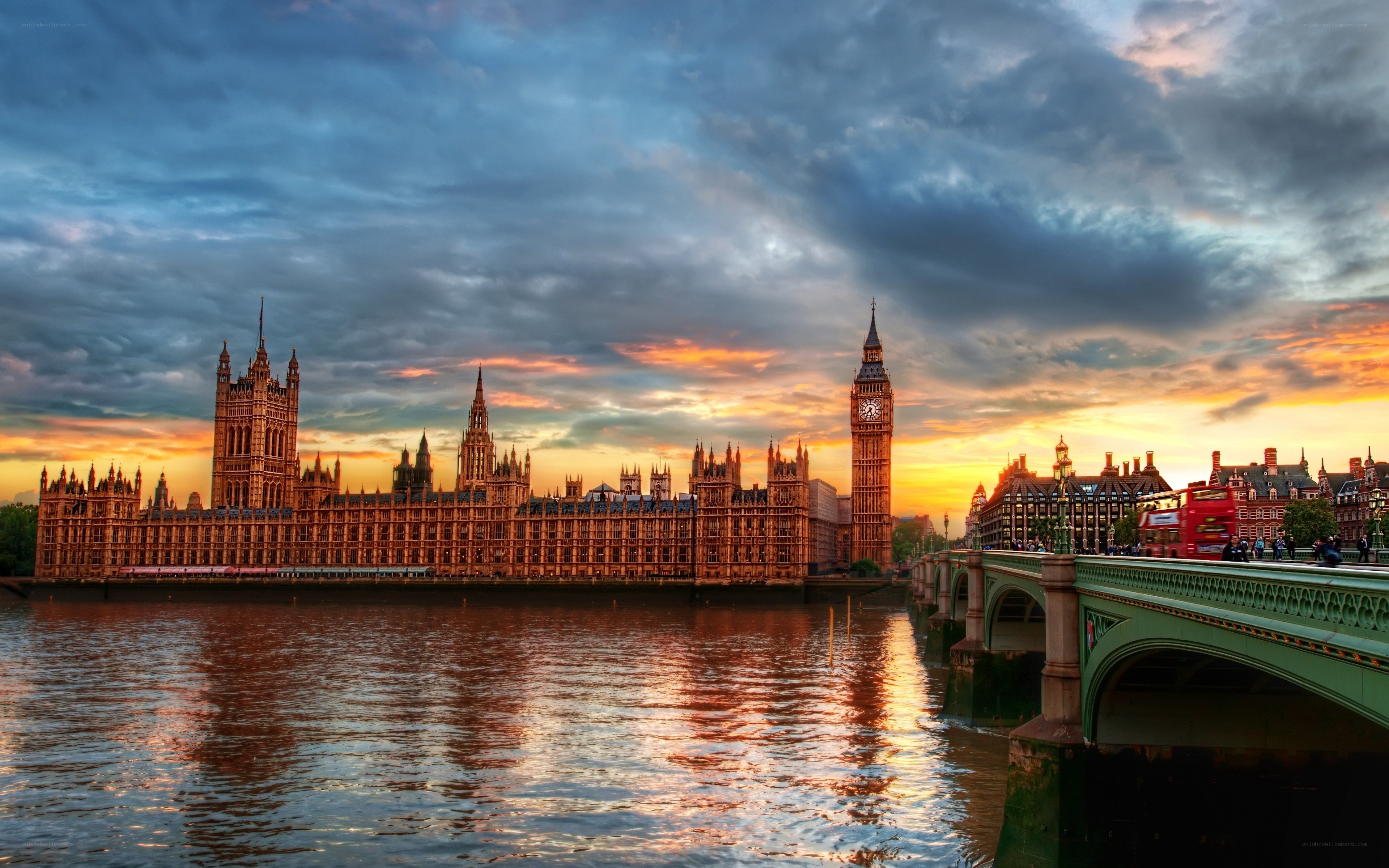 Westminster at sunset
