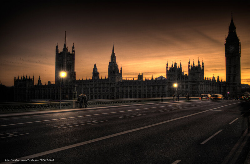Westminster at sunset