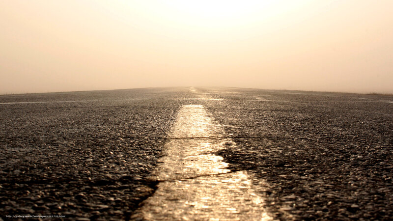 Wet Asphalt Road