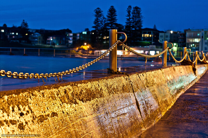 Wet Concrete Wall