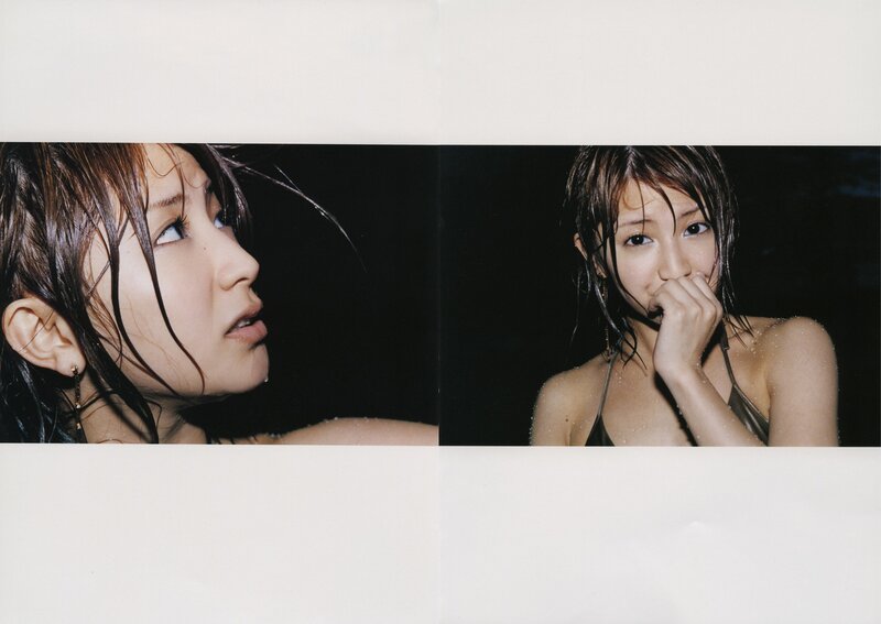 wet hair portrait series