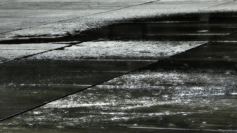 Wet Pavement Surface