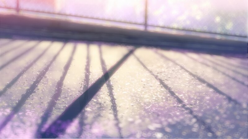 Wet Pavement with Shadows — Purple