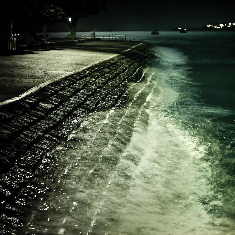 Wet Stone Walkway — Green