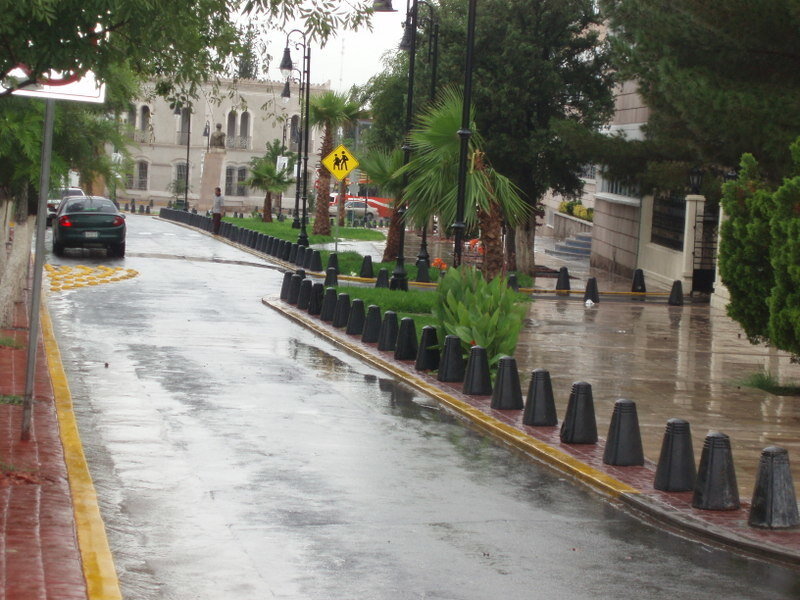 Wet Street with Cars