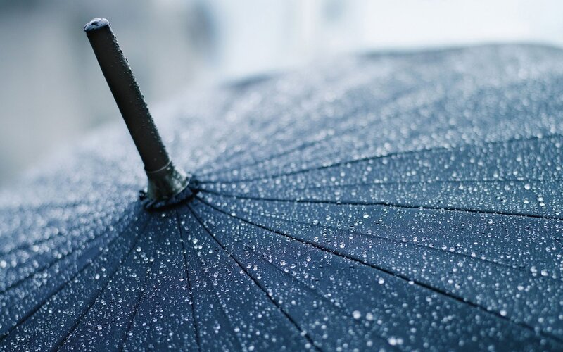 Wet Umbrella Surface