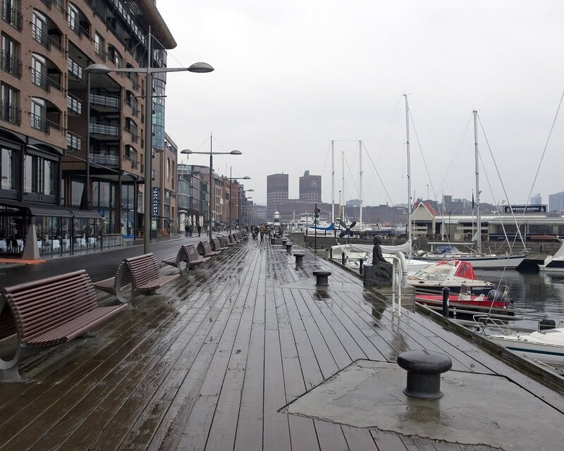 Wet Wooden Pier